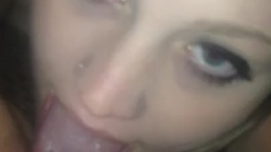 Sexy teen Blonde POV with older guy – rimming, tounging, cumslut cock tease