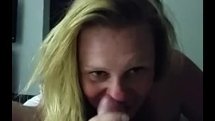 MILF rimming and sucking cock to facial from