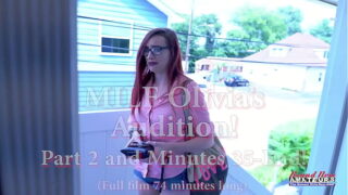 Petite Redhead Olivia X Masturbates And Sucks A Cock To Get Deeply Banged!