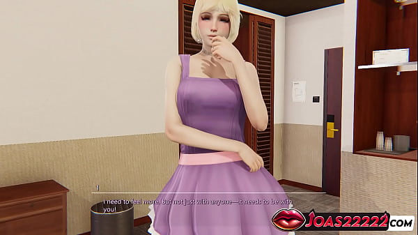 3D Hentai Animation Sexy Blonde with Blue Eyes in Stockings – Wet Pussy Licking & Rimjob