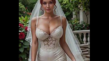 Ruby Dream — Garden Wedding Ceremony Teaser [AI Generated] Interracial GangBang, Rimjob, Rimming, BBC